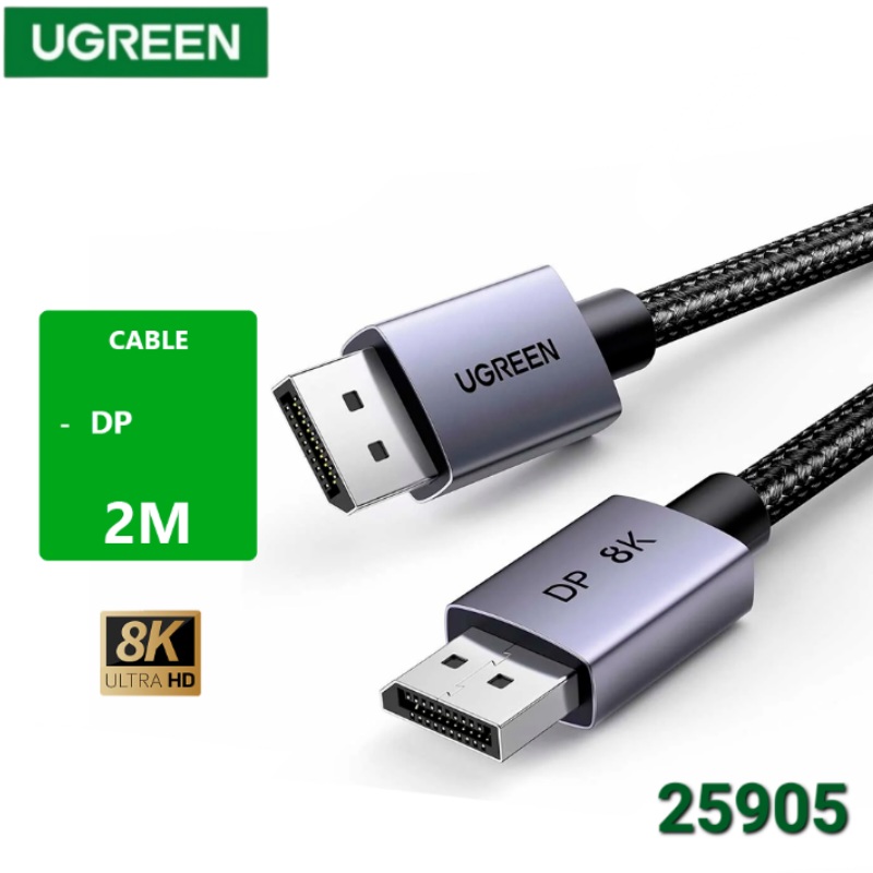 CABLE DISPLAY PORT VER 1.4 8K 60HA 4K 240HZ 2 MTS UGREEN