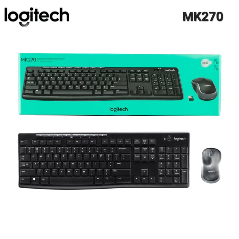 TECLADO Y MOUSE LOGITECH INALAMBRICO MK270