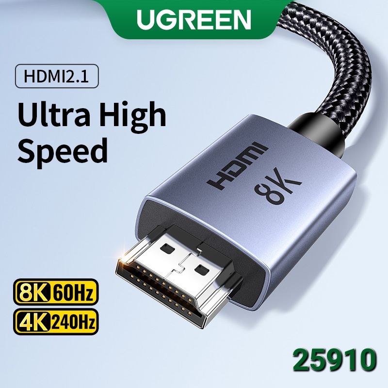 CABLE HDMI 2.1 8K 60HZ 4K 120HZ 2M UGREEN