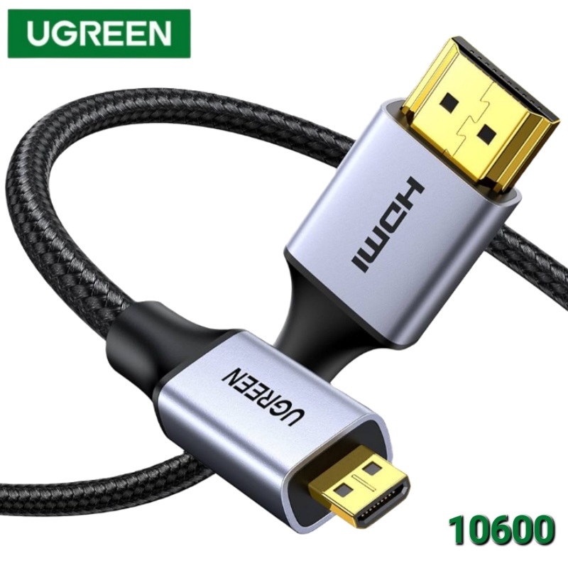 CABLE MICRO HDMI A HDMI 4K 60HZ M/M 2 MTS ALUM UGREEN