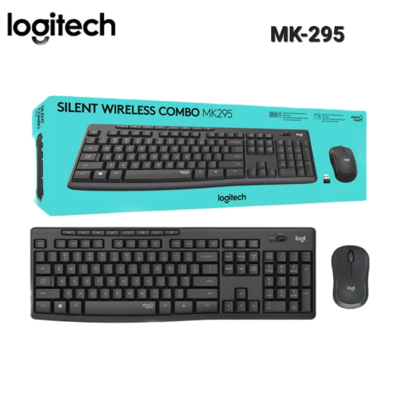 COMBO DE TECLADO Y MOUSE WIRELESS LOGITECH MK295