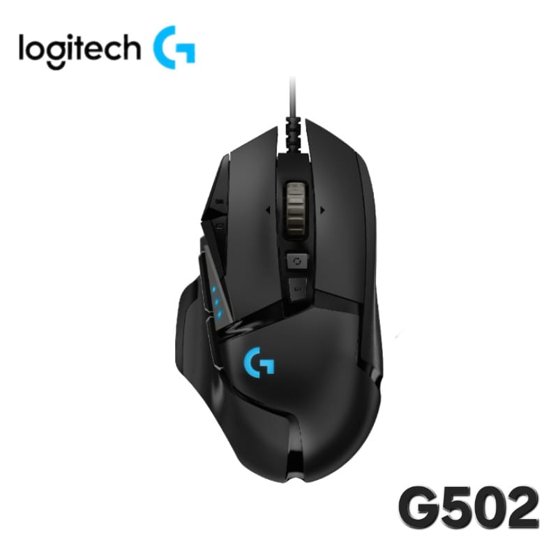 MOUSE GAMER G502 HERO 25600 DPI CON CABLE LOGITECH
